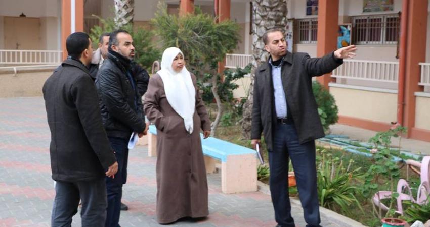 تربية الوسطى تتفقد جاهزية مدارسها لحالات الطوارئ