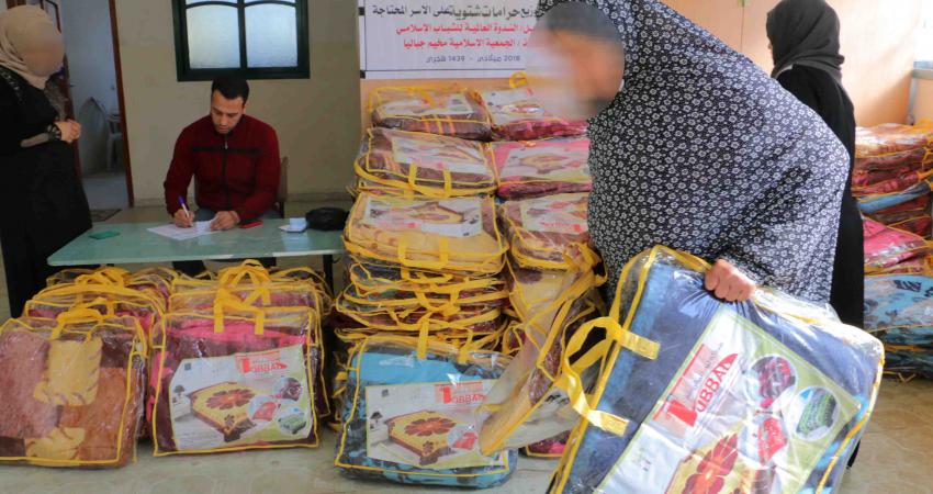 الجمعية الإسلامية تختتم توزيع مساعدات الندوة العالمية للشباب الاسلامي