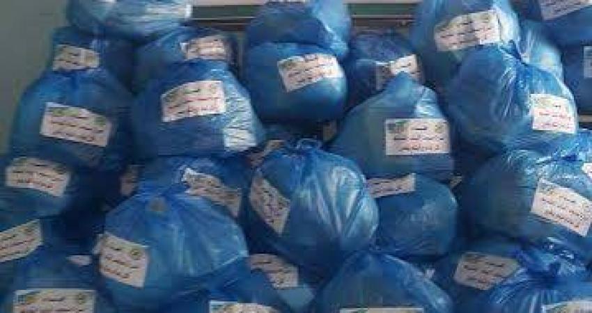 صورة خبر توزيع البلد القديم 100 سلة رمضانية بدير البلح