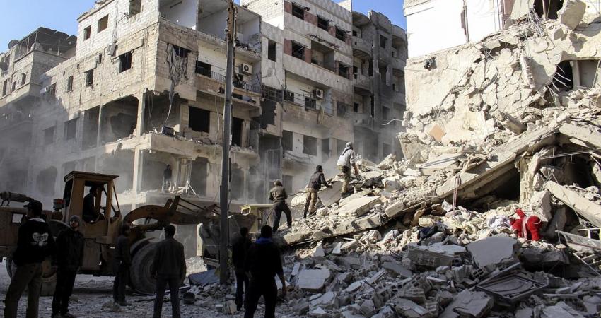 قصف عين ترما بريف دمشق