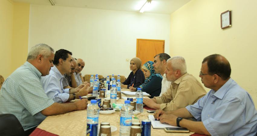 بلدية خان يونس تبحث مع UNDP إطلاق المرحلة الثانية من مشروع التنمية الاقتصادية