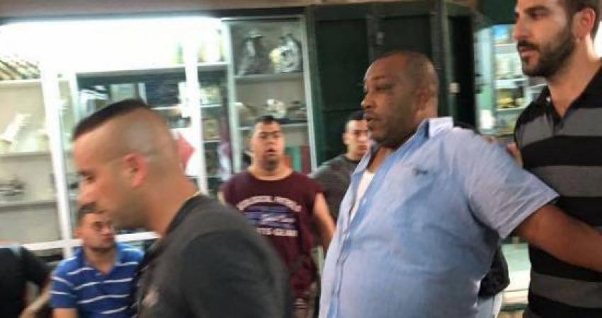 لحظة اعتقال ناصر قوس