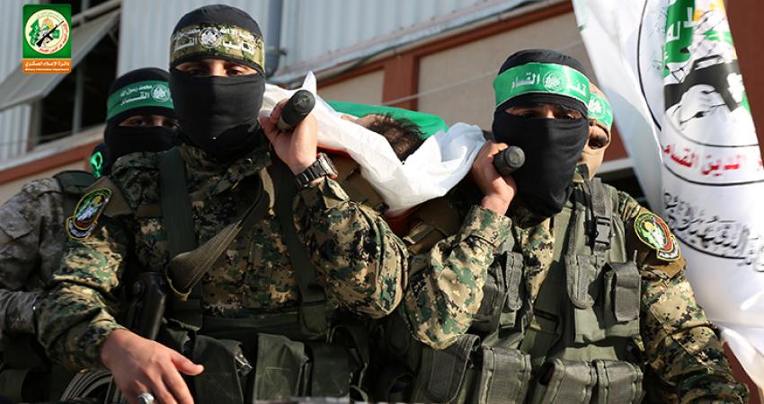 القسام يزف المجاهد "هاشم الهجين" من حي الزيتون