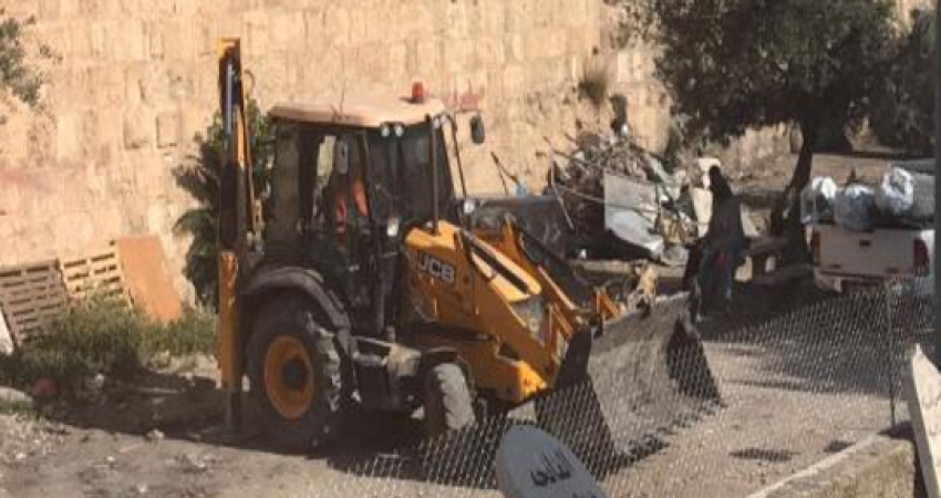 بلدية الاحتلال في القدس تستولي على أجزاء من مقبرة اليوسفية