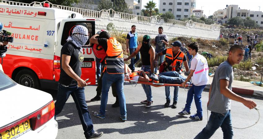 إصابة شاب بعيار ناي بالرأس في مواجهات شمال القدس