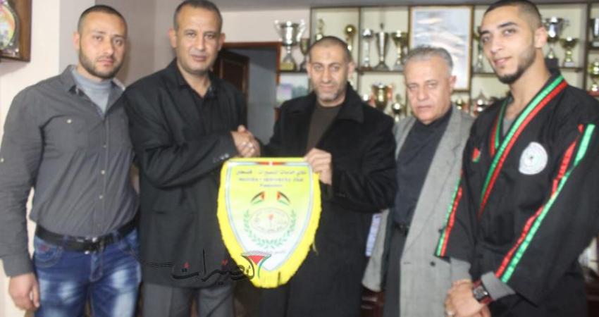 صورة خبر زيارة الاتحاد الفلسطيني لرياضة التيكونجتسو نادي خدمات النصيرات