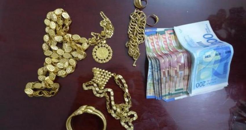 سرقة أموال ومصاغ ذهبي بطولكرم