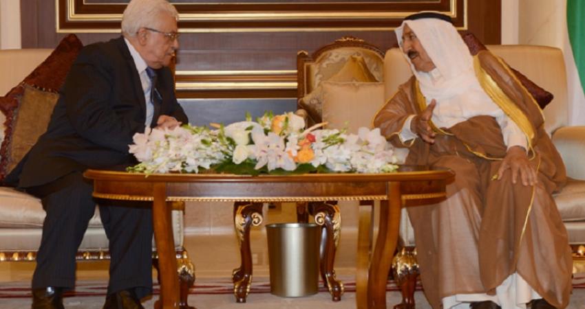 عباس وأمير الكويت الصبّاح