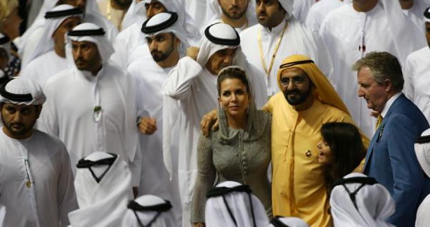 محمد ابن راشد والأميرة هيا بنت الحسين