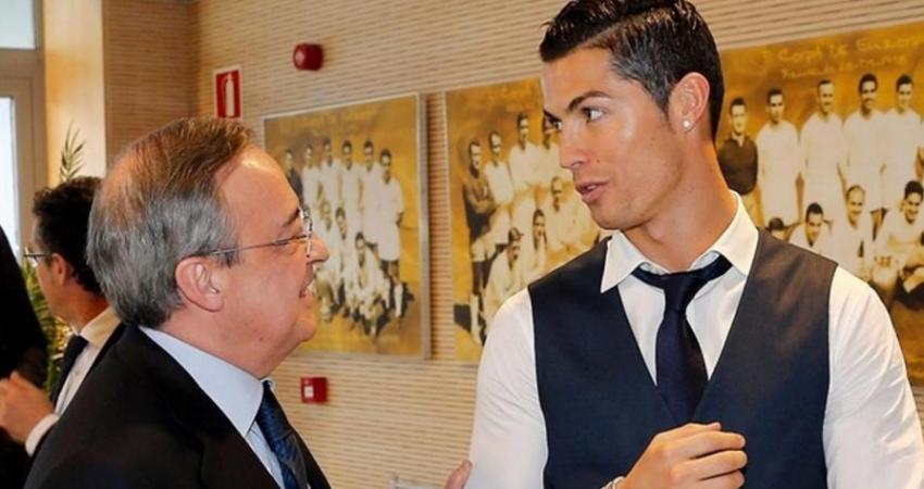 كريستيانو رونالدو يكشف عن رغبته لرئيس ريال مدريد