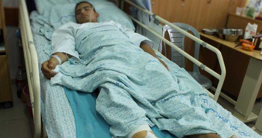 استشهاد شاب في مستشفى المقاصد