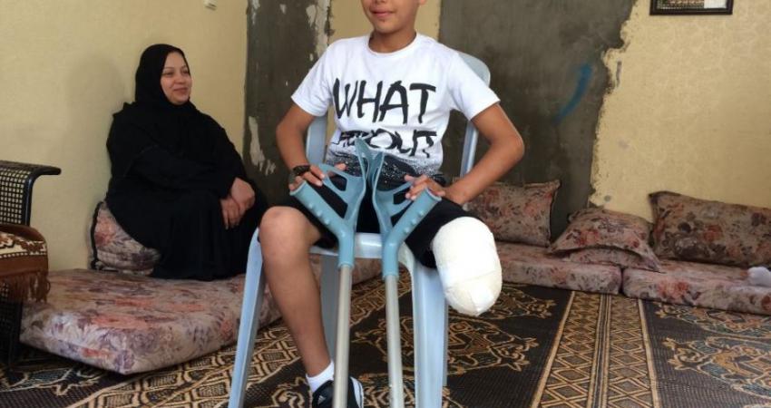 الاحتلال يحرم أطفالنا أحلامهم ويسعى لتحويلهم إلى معاقين