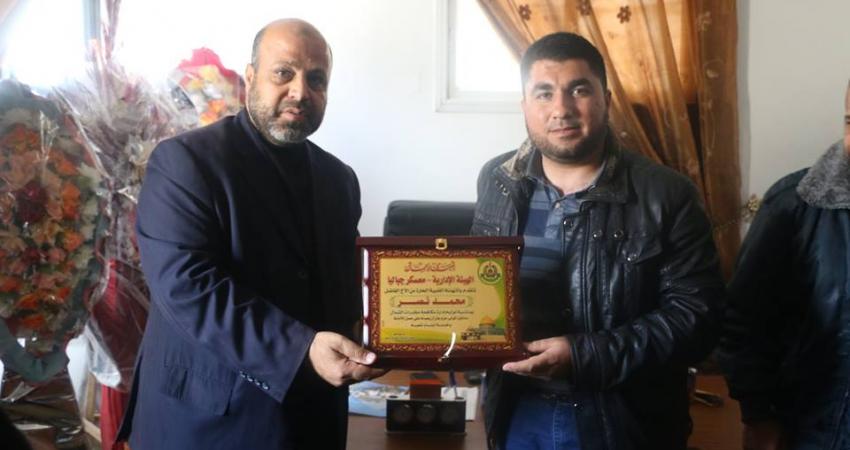 حماس تنظم زيارات للمراكز الشرطية والأمنية بجباليا