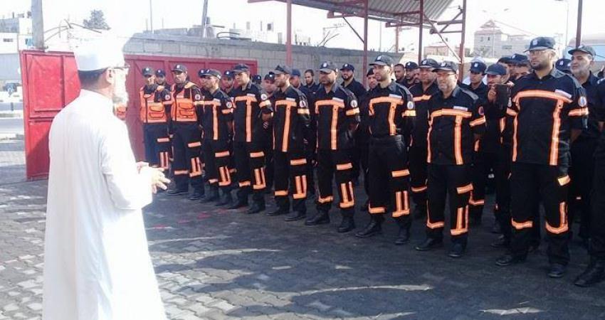 النائب الجمل يشارك في طابور أركان الدفاع المدني