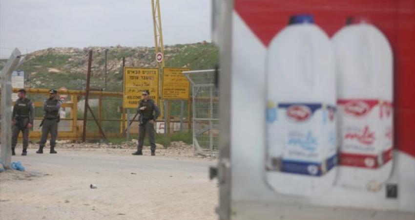 نقل بضائع فلسطينية