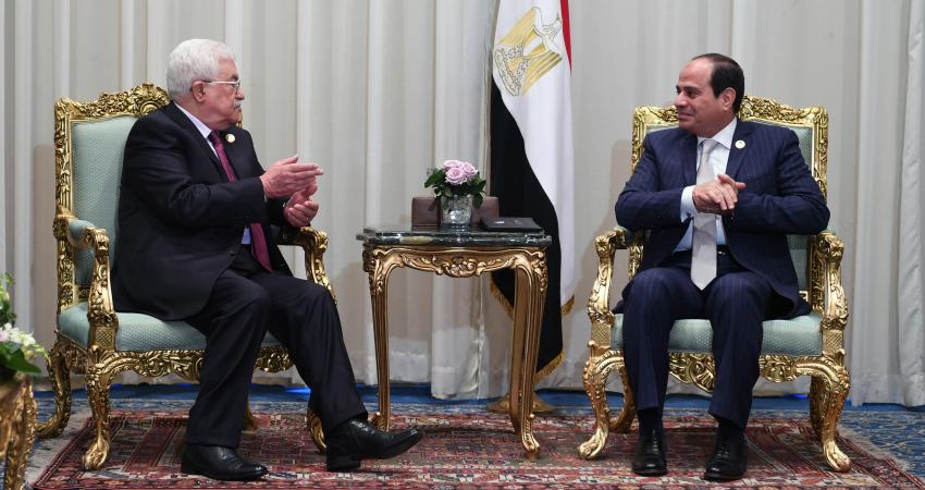 السيسي يؤكّد مواصلة الجهود لاستئناف مفاوضات التسوية