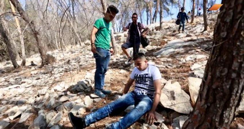 إصابة طفل بانفجار قنبلة صوت في اللبن الشرقية