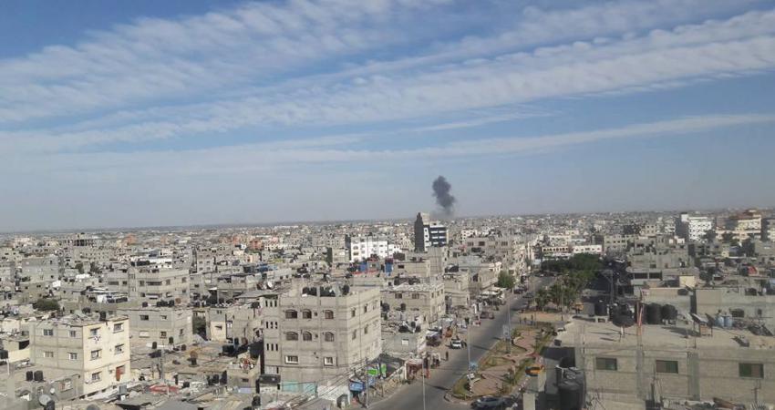 طائرات الاحتلال تقصف أراض زراعية برفح