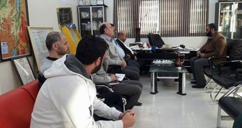 صورة خبر استقبال بلدية الزوايدة وفداً من سلطة الأراضي