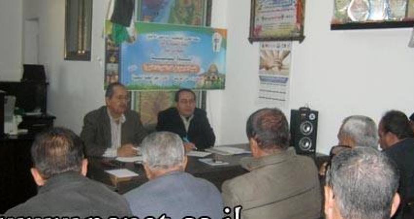 صورة خبر ندوة سياسية حول تطوير مخيمات اللجوء بدير البلح