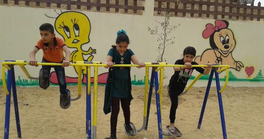 جمعية الشابات المسلمات تنظم رحلة ترفيهية لأيتام المغازي