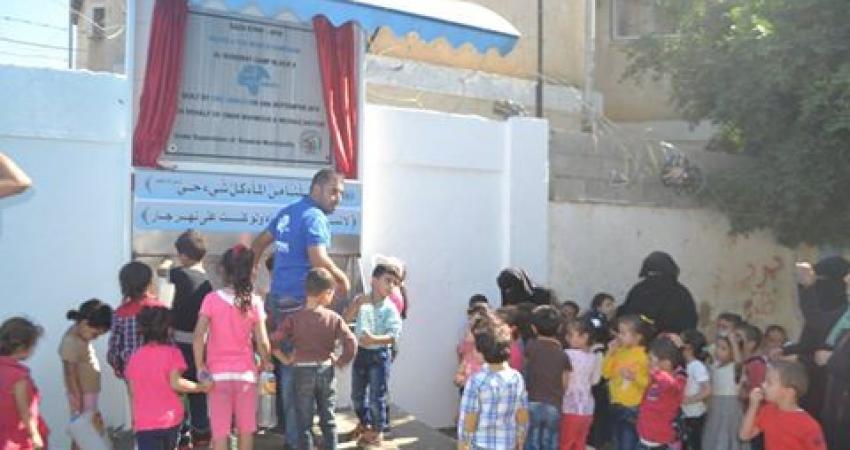 صورة خبر افتتاح بلدية النصيرات محطة تحلية مياه وسط المخيم