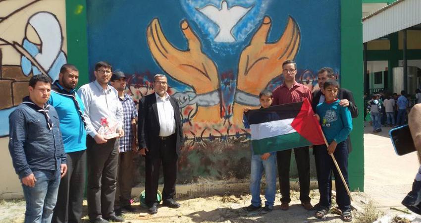 صور خبر تنظيم تعليم الوسطى مسيراً كشفياً للتضامن مع الأسرى 1