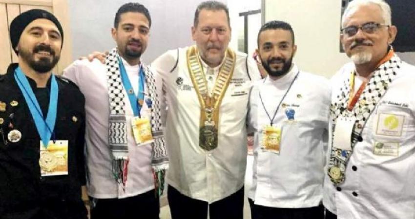 مسابقة الطهي والفوز بالميدالية الذهبية