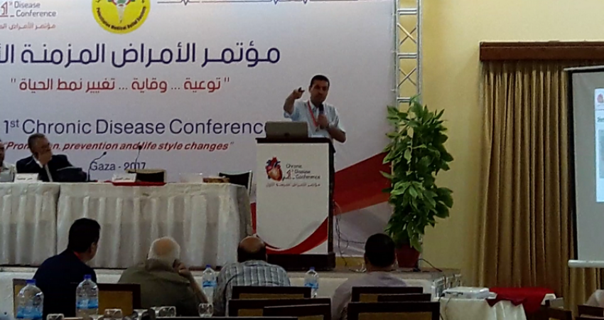 كلية العلوم بالجامعة الإسلامية تشارك بمؤتمر الأمراض المزمنة