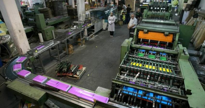 ارتفاع الرقم القياسي لكميات الإنتاج الصناعي بفلسطين خلال آب