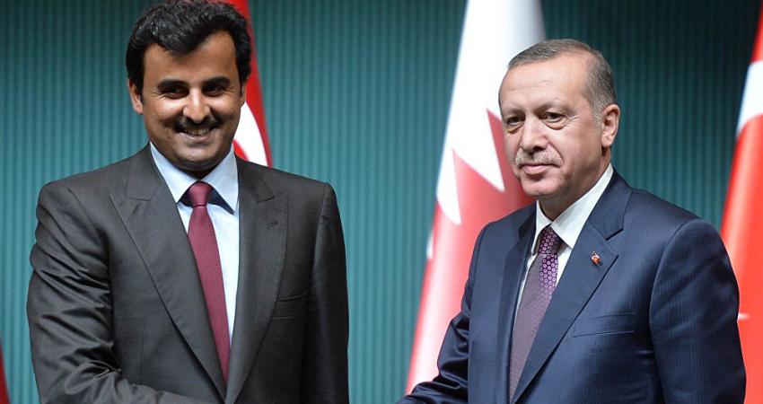 أمير قطر يعزي أردوغان بضحايا الجيش التركي