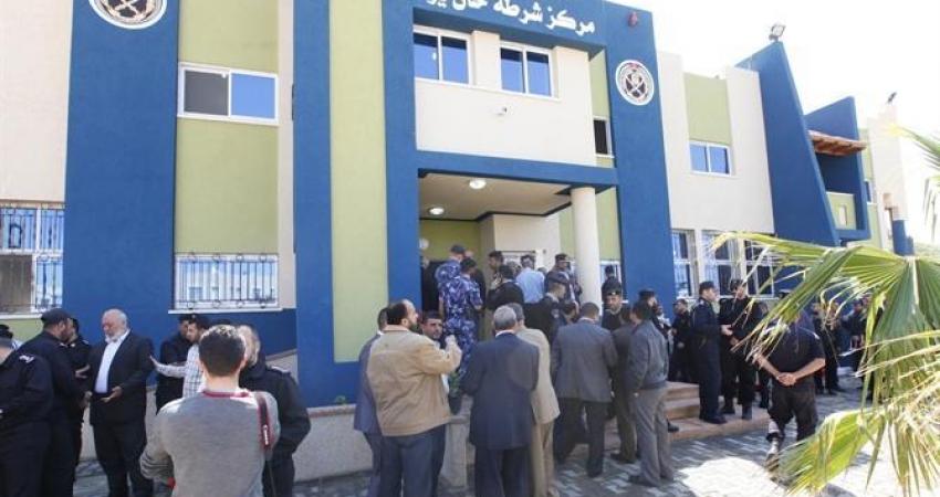 مركز شرطة غرب خانيونس ينجز ألف ومائتي مهمة خلال يوليو