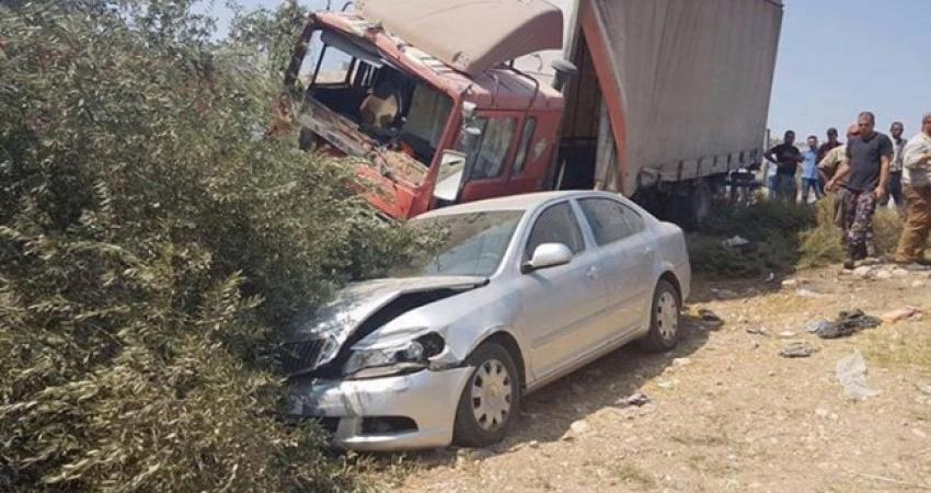 إصابة 6 مواطنين بحادث سير في جنين
