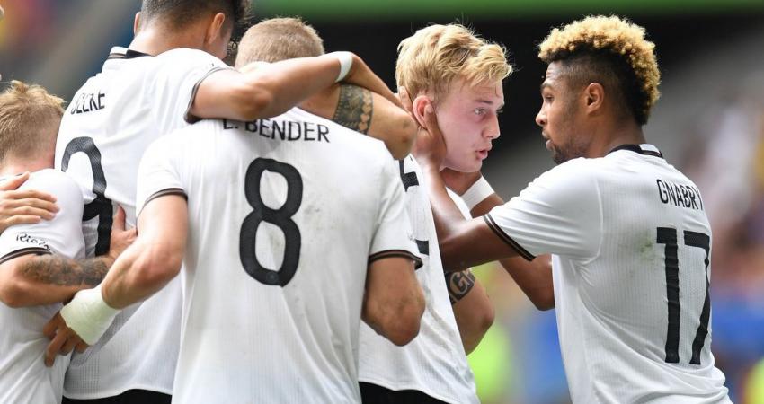احتفال منتخب ألمانيا بالفوز