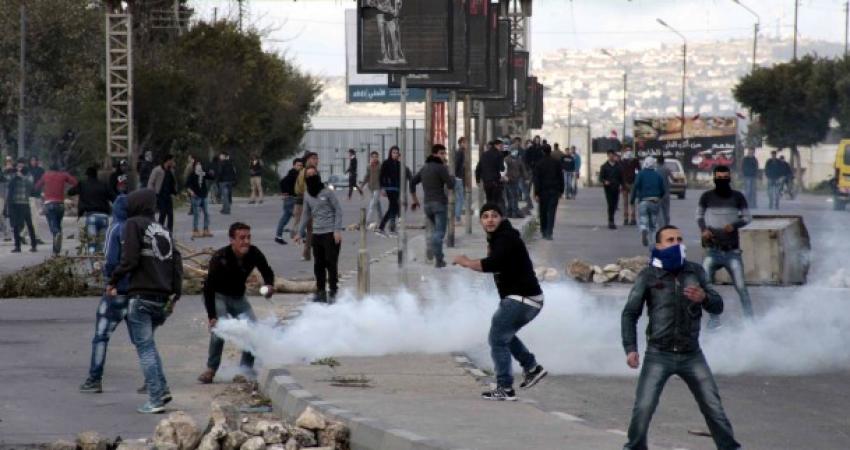 مواجهات في مخيم الجلزون برام الله