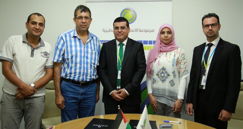 ​"الاتصالات" تدعم اتحاد لجان العمل الصحي في غزة