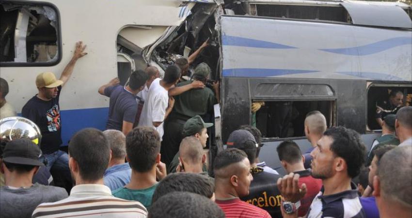 قتيلان وعشرات المصابين باصطدام قطارين في الجزائر