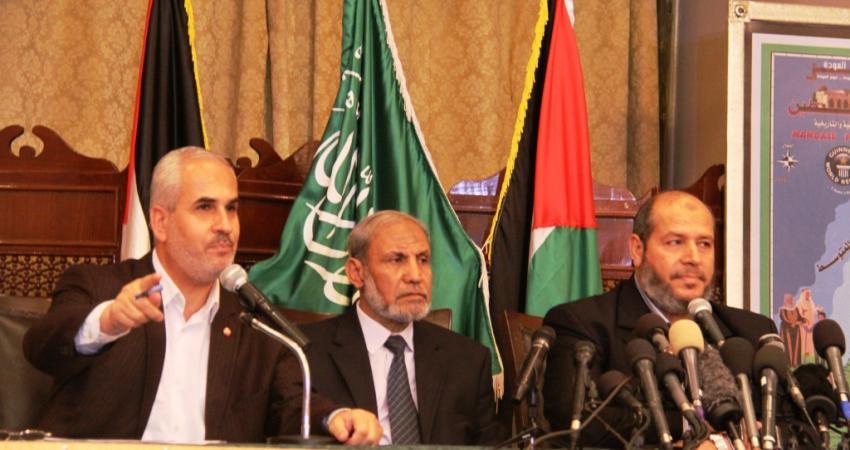 حماس تعقد مؤتمرًا صحفيًا 