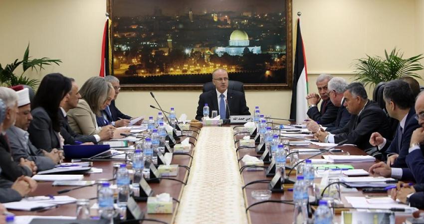 اجتماع مجلس الوزراء برام الله