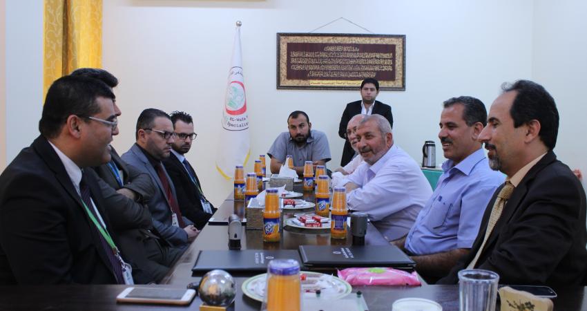 توقيع الاتفاقية بين الاتصالات ومستشفى الوفاء