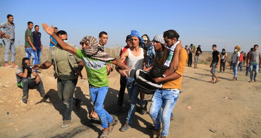 4 إصابت في مواجهات متفرقة شرق غزة والبريج