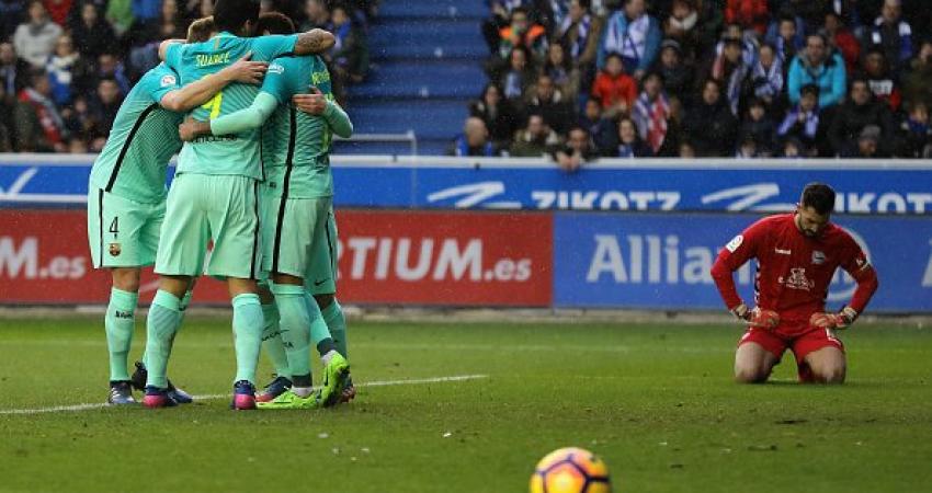 برشلونة يثأر من ألافيس بسداسية نظيفة
