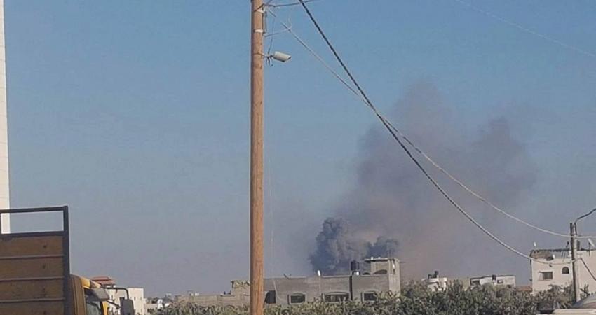 قصف إسرائيلي بغزة