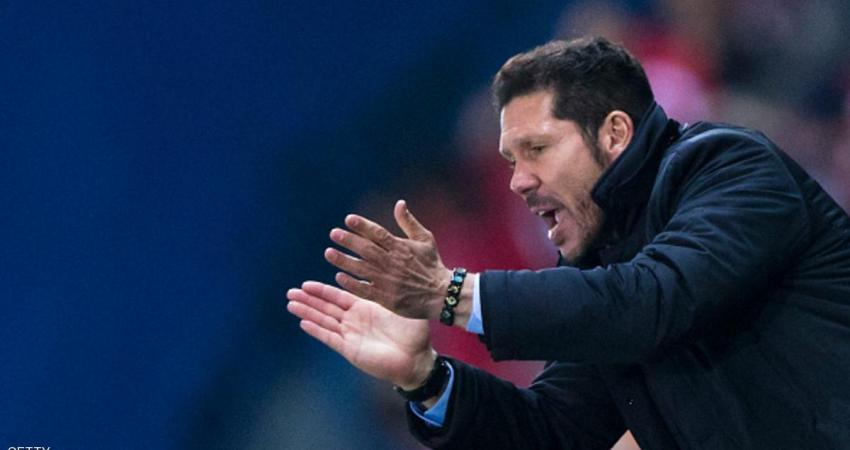 الأرجنتيني دييغو سيميوني المدير الفني لأتليتيكو مدريد