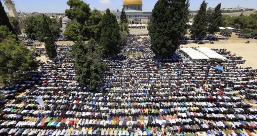 صلاة العيد في المسجد الأقصى