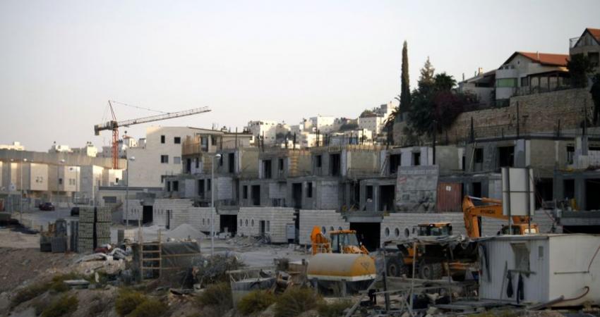 بناء مستوطنة إسرائيلية