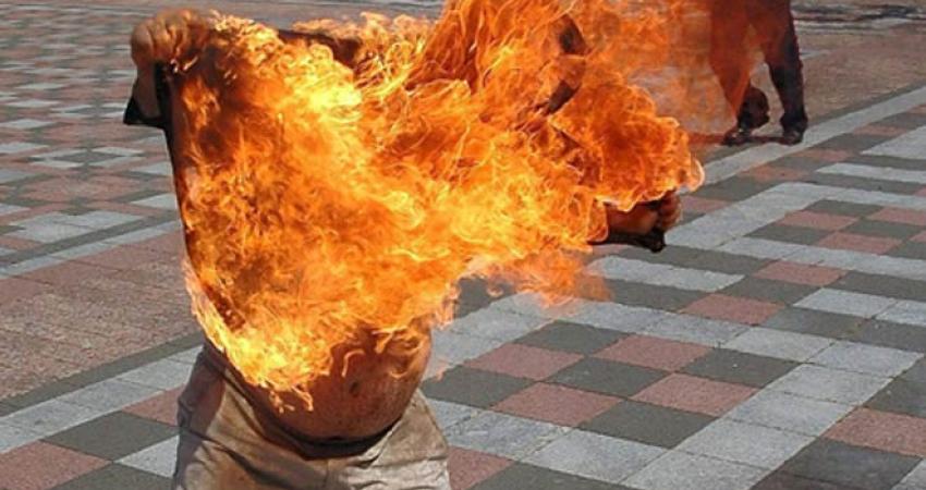 إنقاذ مواطن حاول حرق نفسه بأريحا