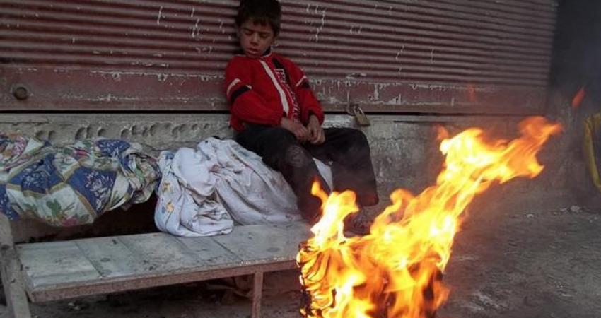 اللاجئين في مخيم اليرموك