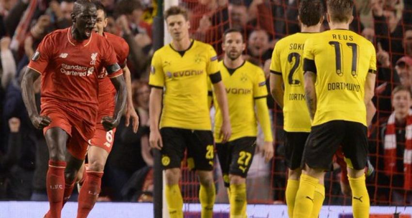 ليفربول ودورتموند في مباراة الموسم