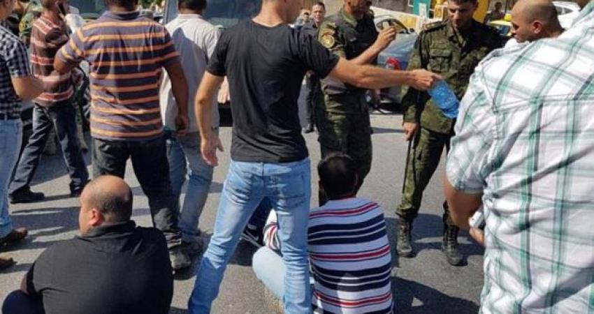 احتجاج عائلة المواطنة التي توفيت في بيت جالا